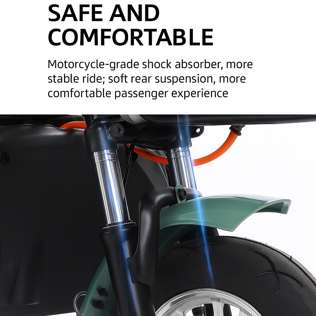 3-WHEEL ELETRIC SCOOTER/TRICYCLE/VEHICLE, WITH LARGE SPACE, TIEN SUPER KR-306