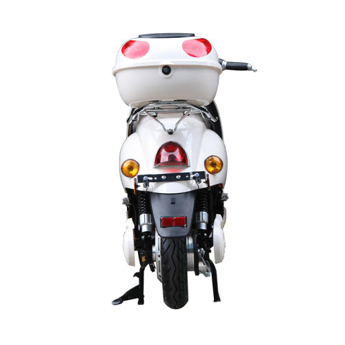 White 1600W Electric Moped/ Scooter – Long Range, Fast Speed, Stylish Design, TDR363Z-A